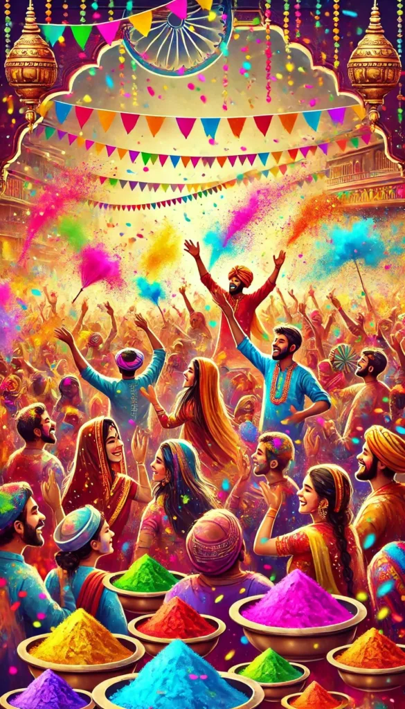 color and celebration Holi